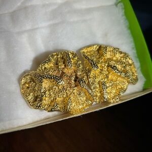 Vintage Mimi Di N 1974 Belt Buckle Uncommon Amorphic leaf Shape